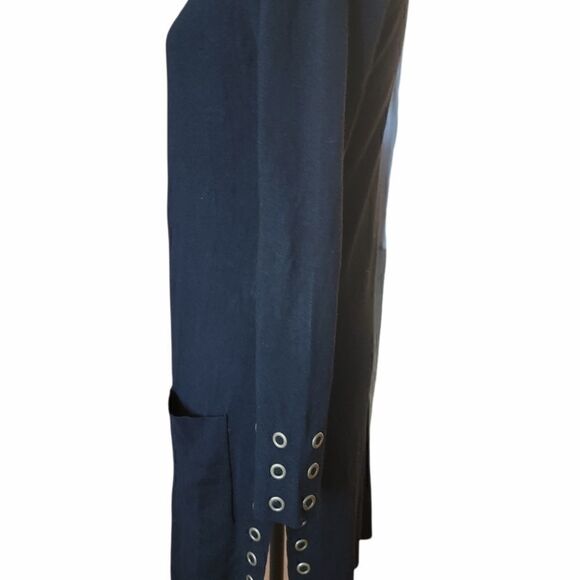 Joseph A Open Ribbed Cardigan with Grommet Details. Size S. - Picture 5 of 11